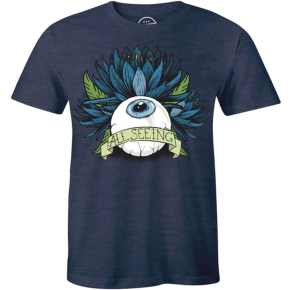 All Seeing Eye Flying Eyeball Cool T-shirt Tees - Picture 1 of 3